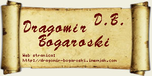 Dragomir Bogaroški vizit kartica